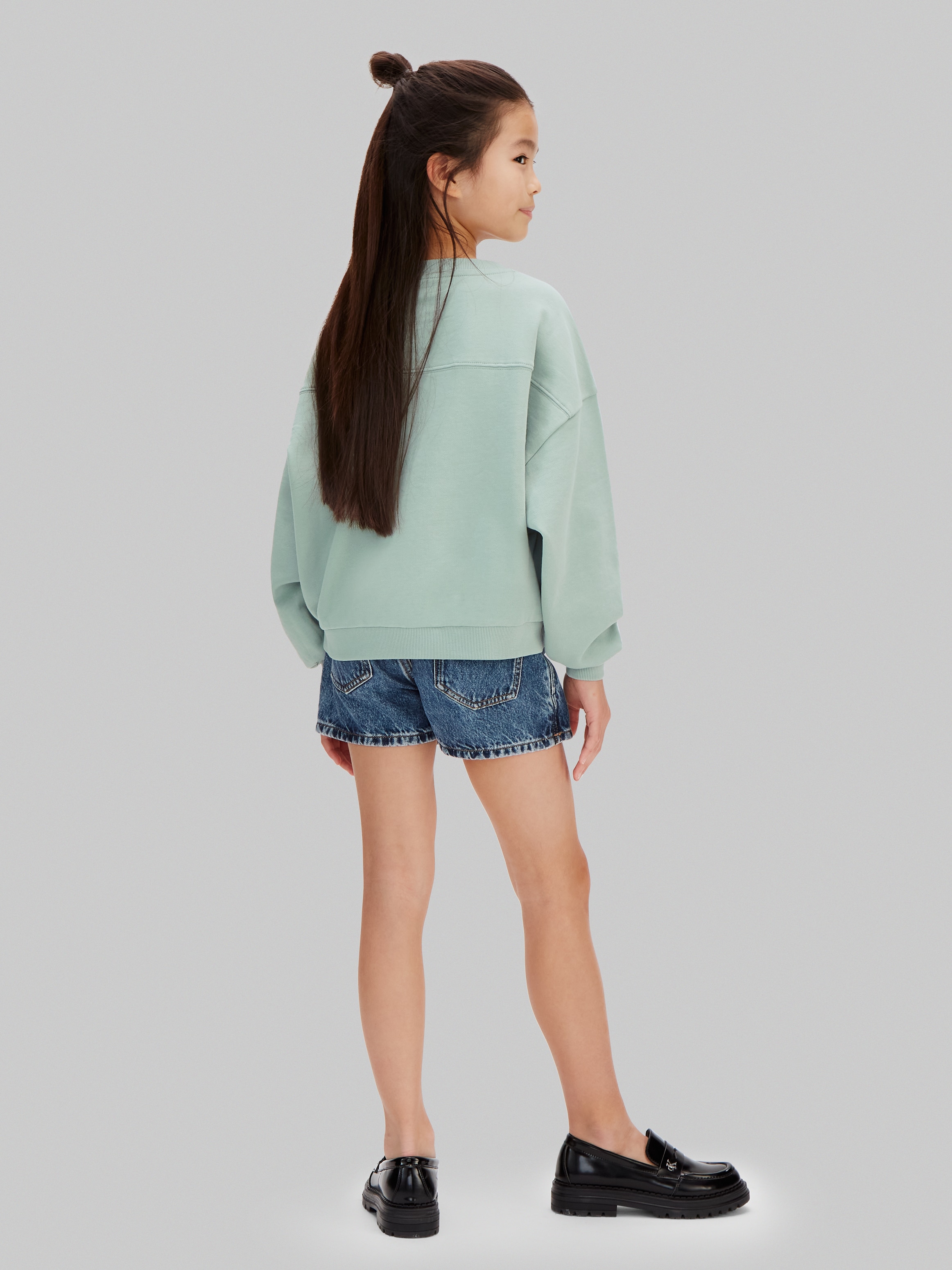 Sweatshirt com Decote Redondo Calvin Klein Verde-3