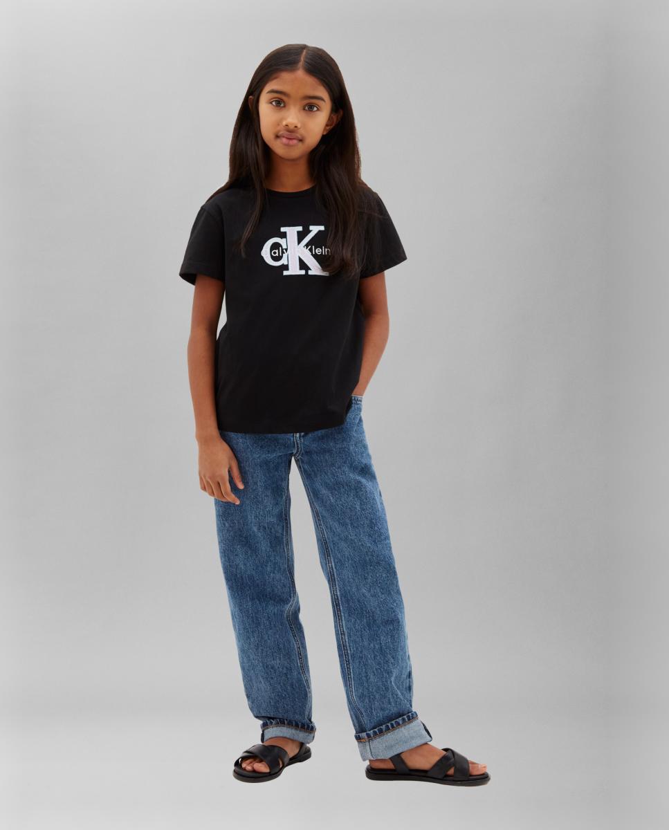 T-shirt com Ilustração Preto-5