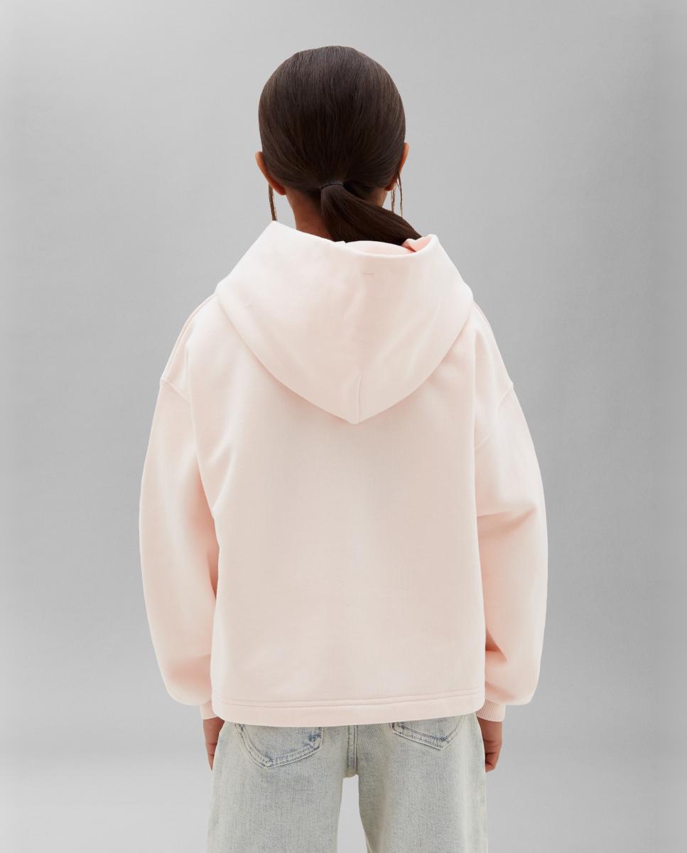 Sweatshirt com Ilustração Calvin Klein Rosa-2