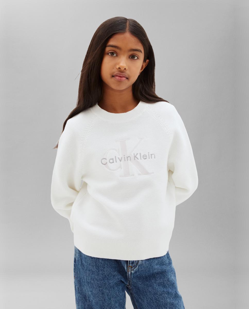 Imagem 0 de Camisola de malha de menina com logótipo