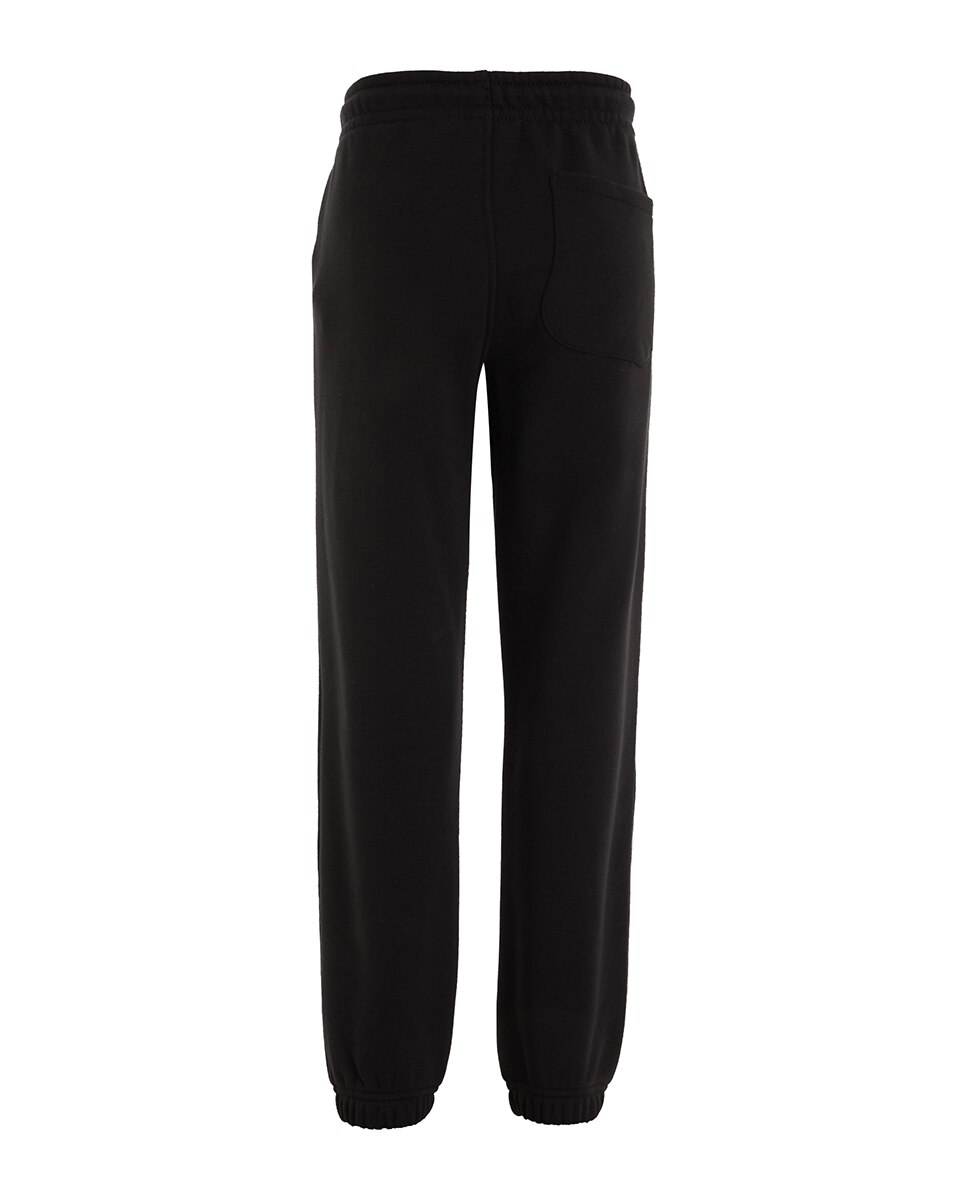 Calças desportivas pretas de menino Calvin Klein Preto-5