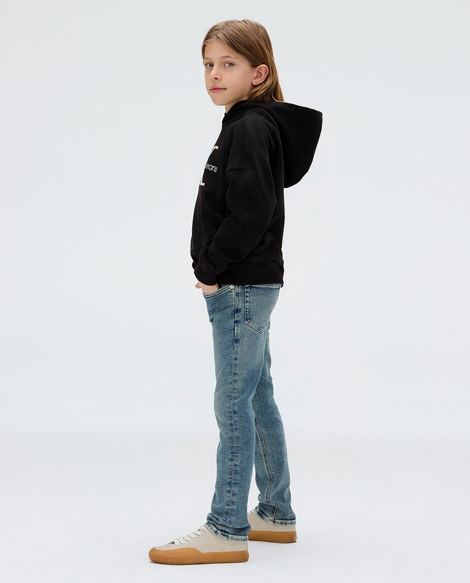 Jeans Slim Fit Azul-5