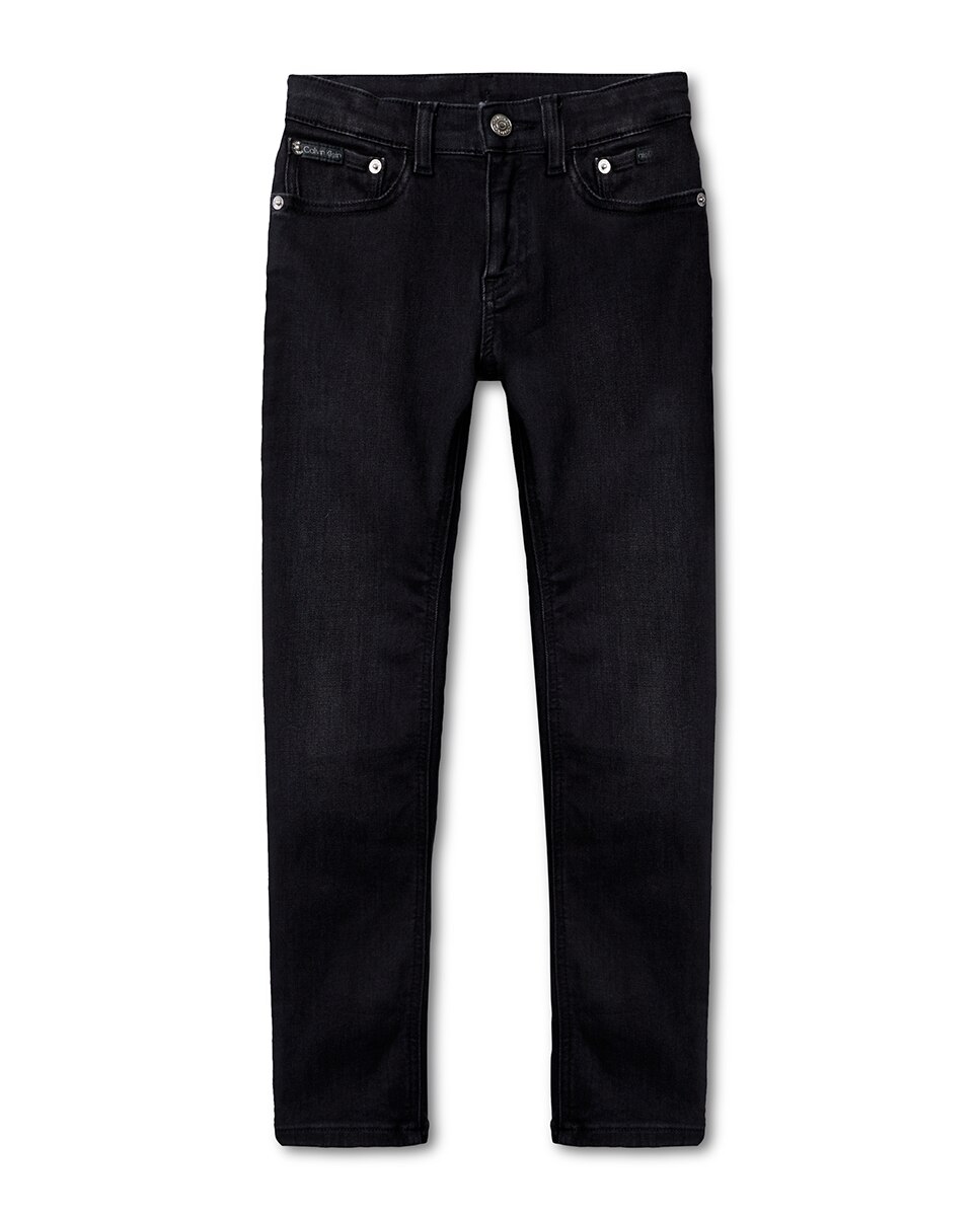 Jeans Slim Fit Calvin Klein Preto-5