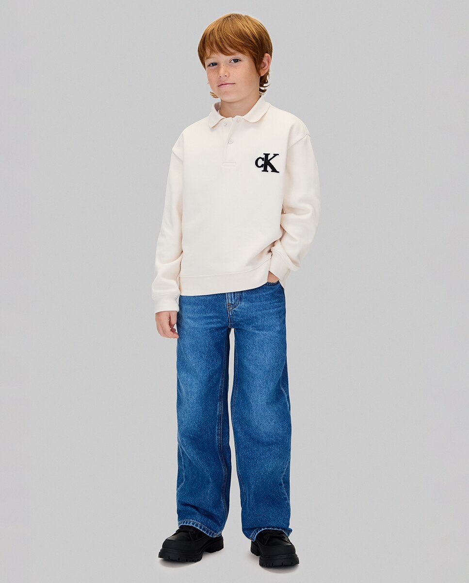 Jeans Skater Fit Calvin Klein Azul-1