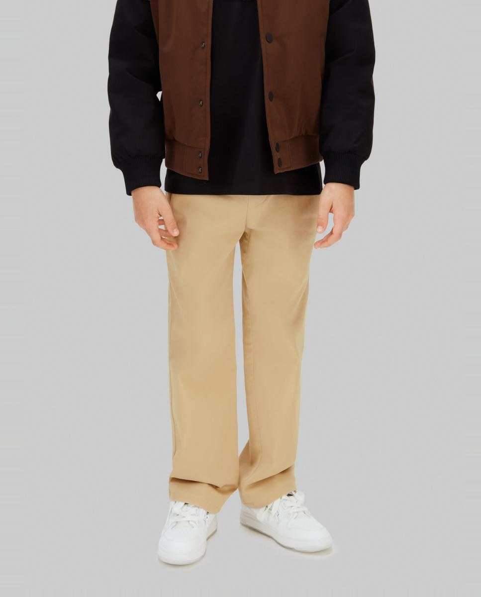 Calças Regular Fit Calvin Klein Castanho-2