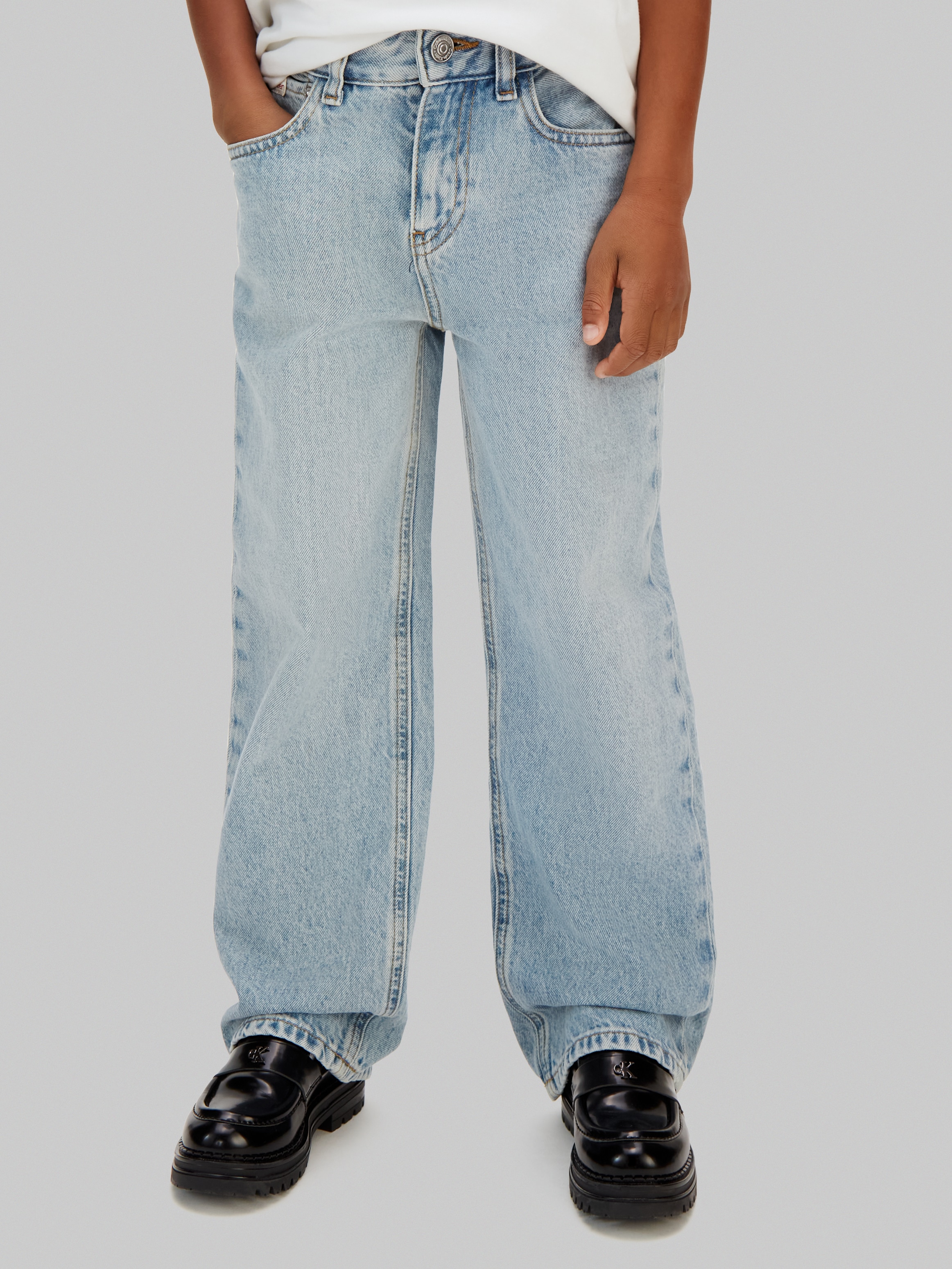 Jeans Skater Fit Calvin Klein Azul-3