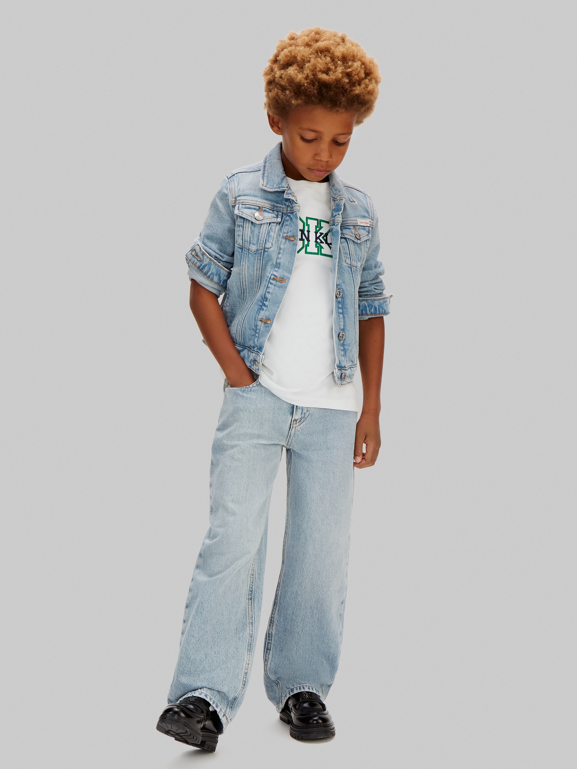 Jeans Skater Fit Calvin Klein Azul-4