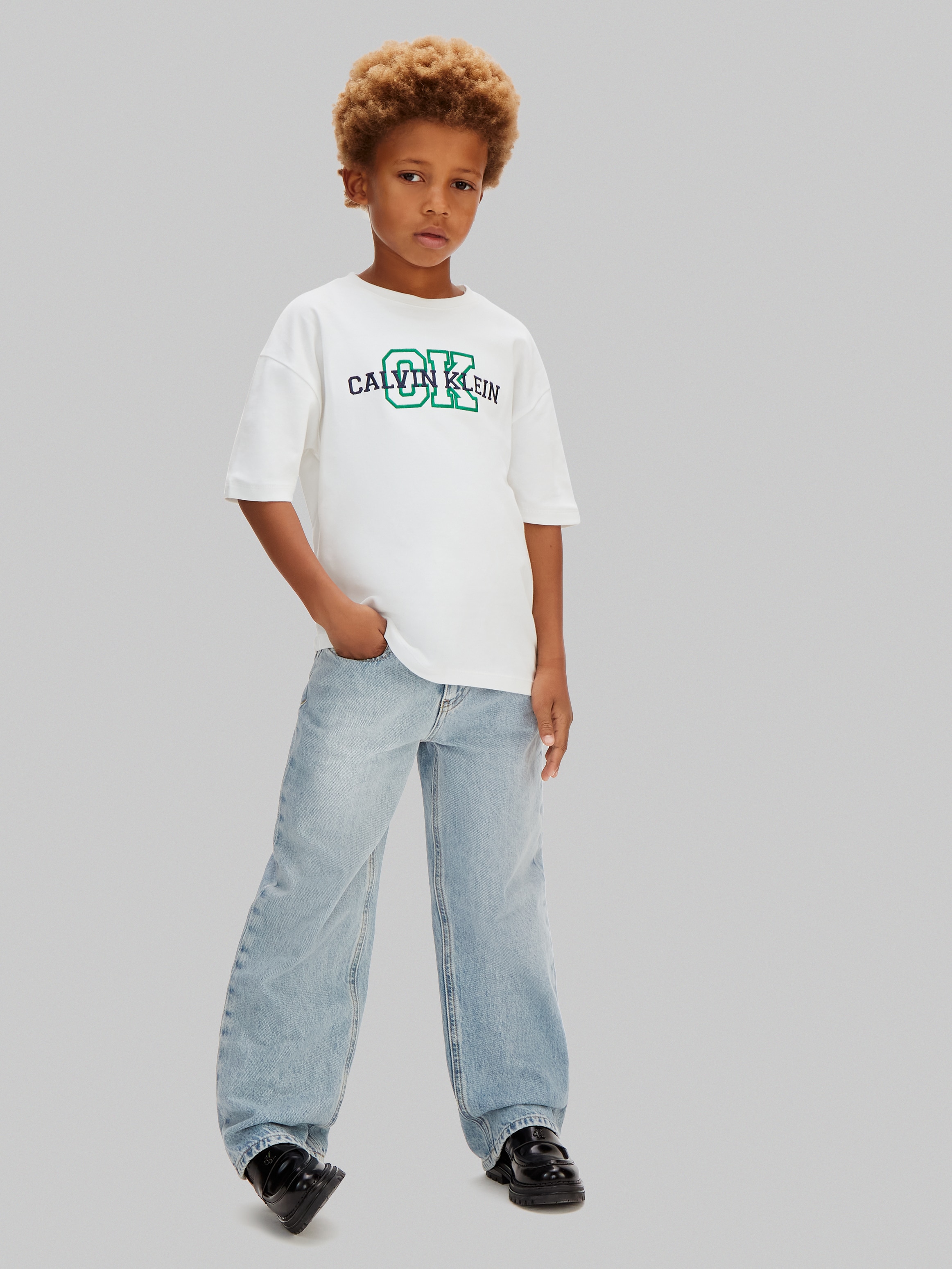 Jeans Skater Fit Calvin Klein Azul-5