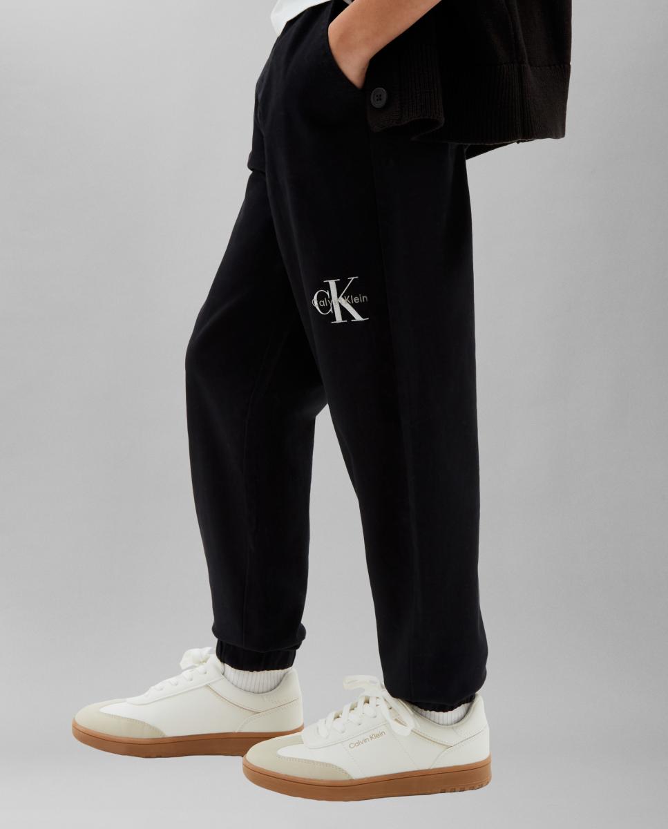 Joggers de Algodão Preto-2