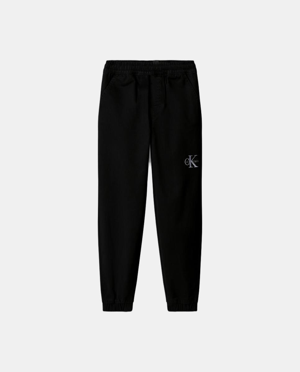 Joggers de Algodão Preto-6