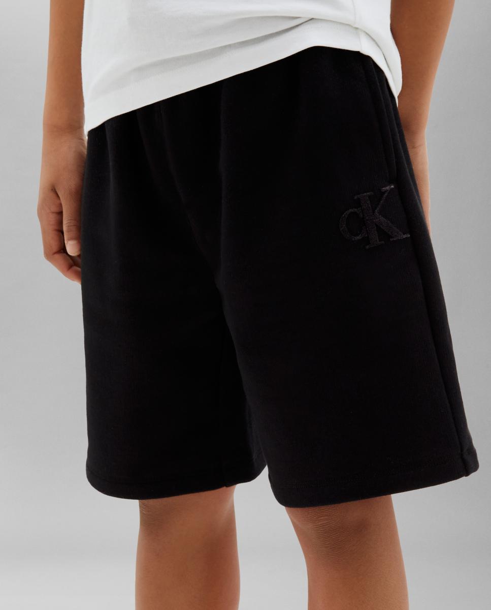 Calções de Algodão Calvin Klein Preto-4