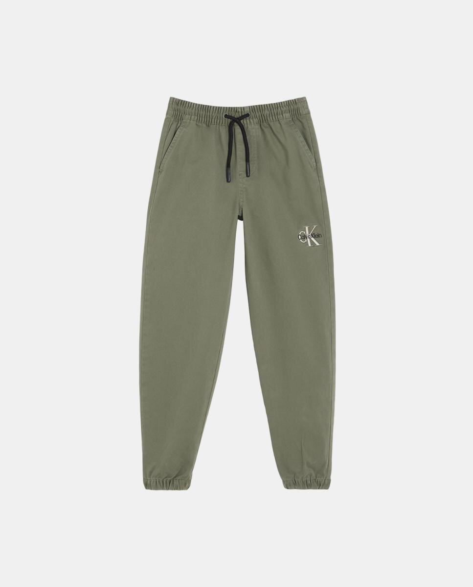Imagem 0 de Calças de Lona Fina Estilo Jogger