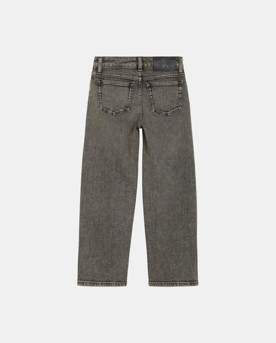 Jeans Barrel Fit Preto-2