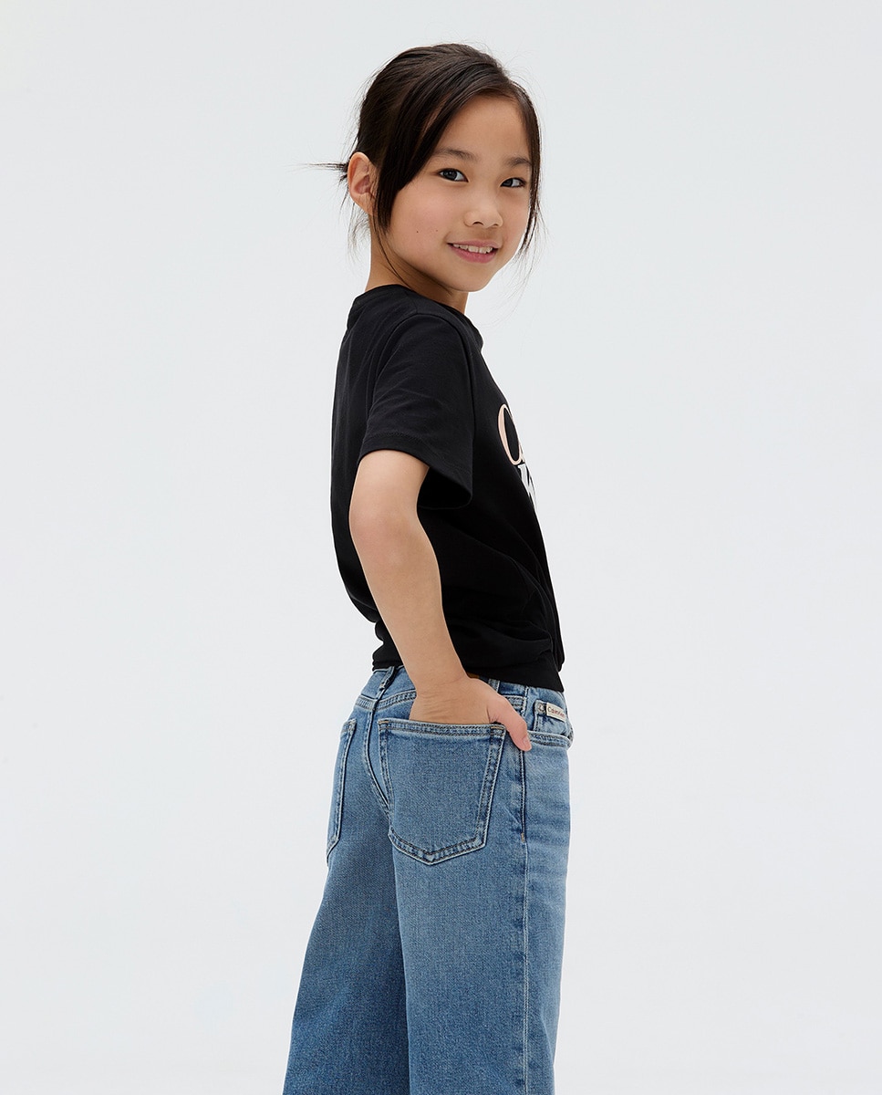 Jeans Wide Leg Azul-5