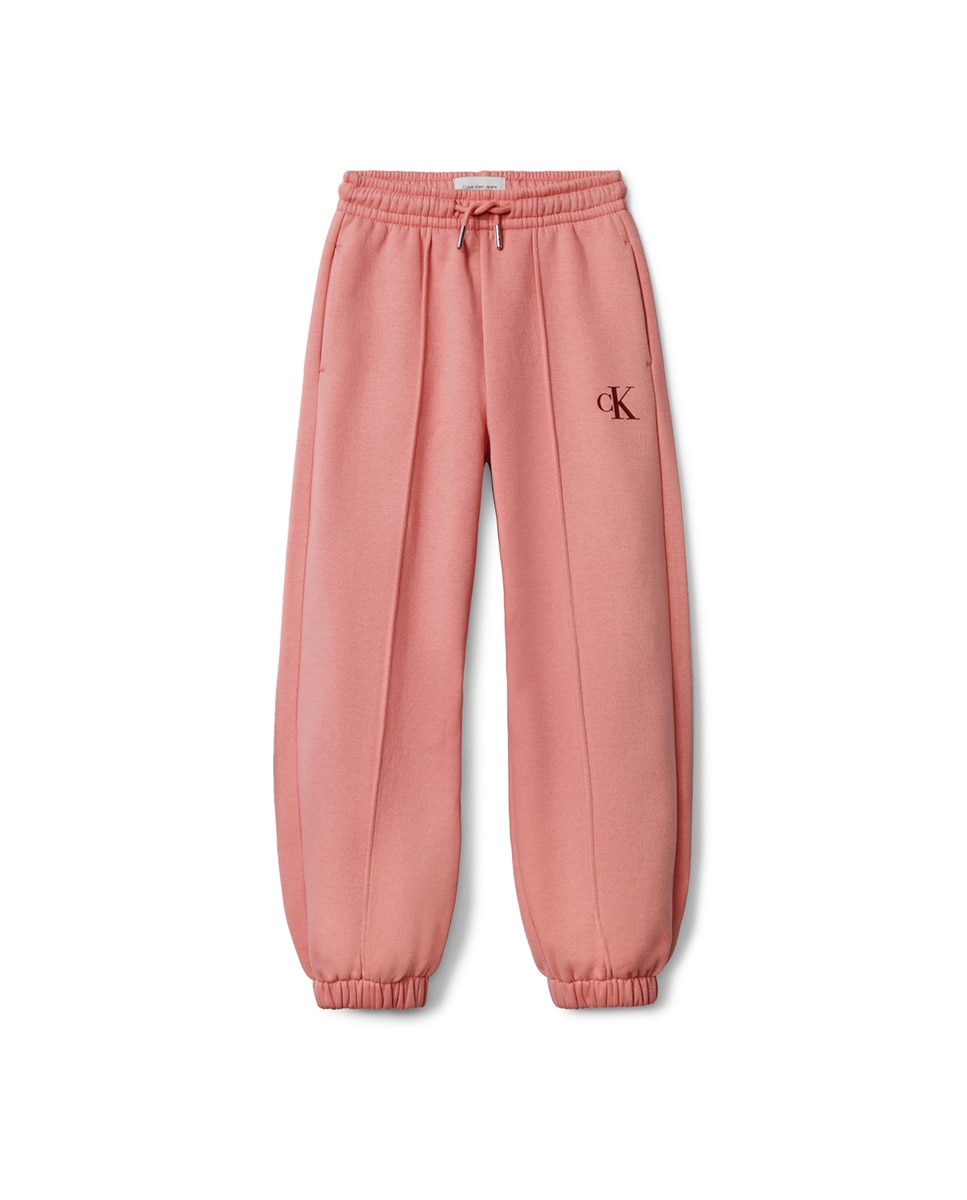 Joggers com Logótipo Rosa-1