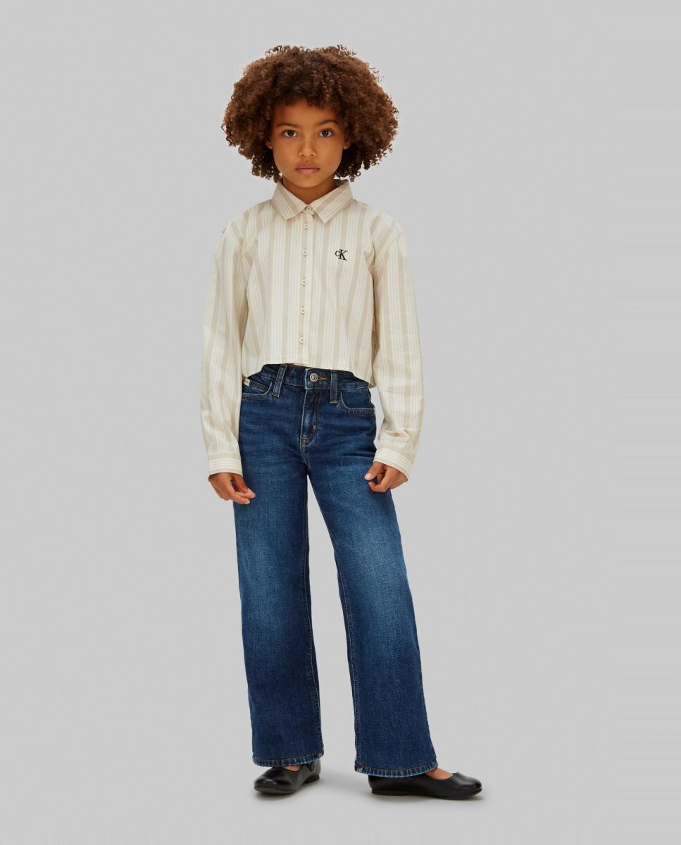 Jeans Wide Leg Azul-5