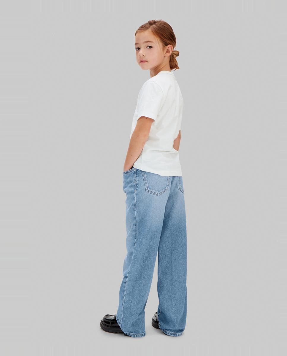 Jeans Wide Leg Calvin Klein Azul-2