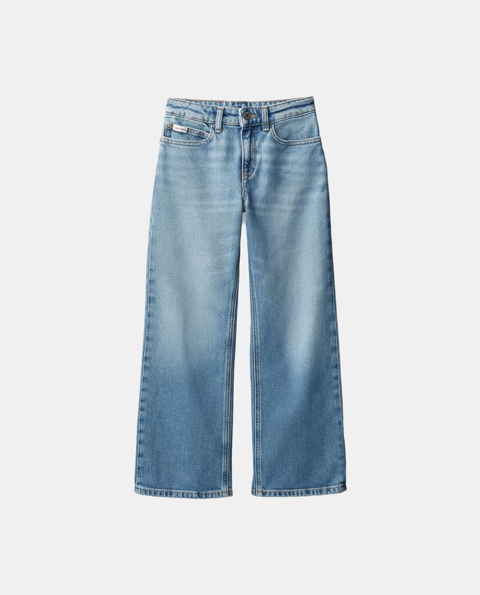 Jeans Wide Leg Calvin Klein Azul-7