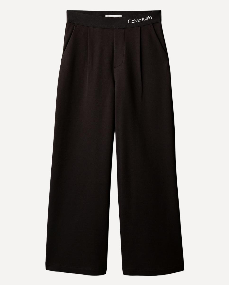 Calças de Fato de Treino com Logótipo Calvin Klein Preto-6
