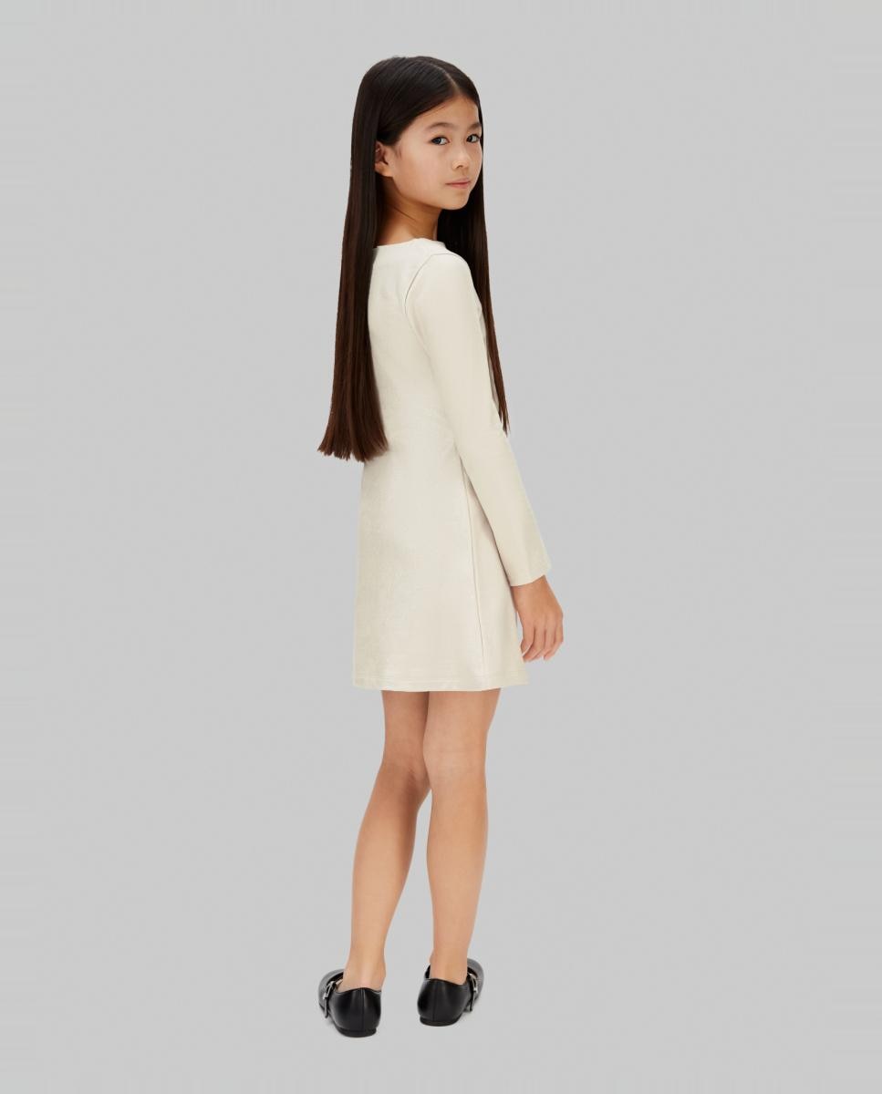 Vestido com Acabamento de Glitter Calvin Klein Rosa-2