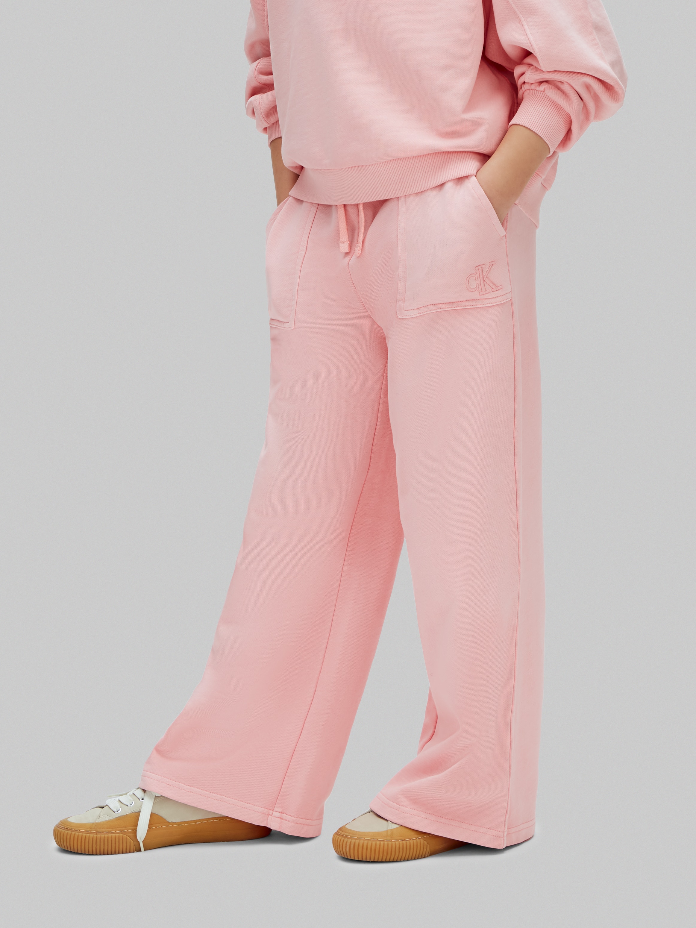 Calças largas Calvin Klein Rosa-2