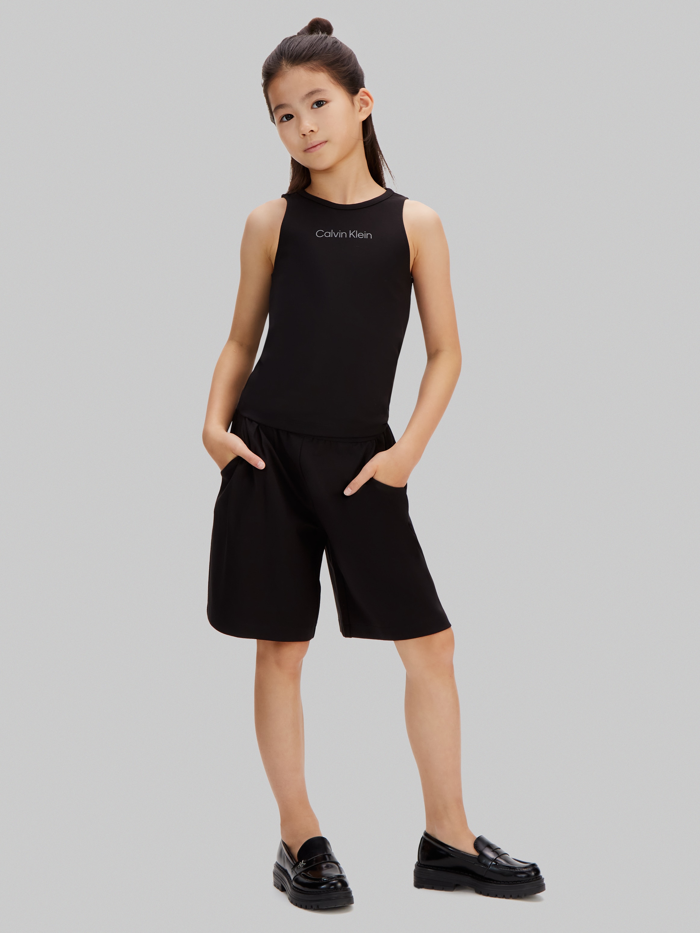 Bermudas de Malha Preto-3