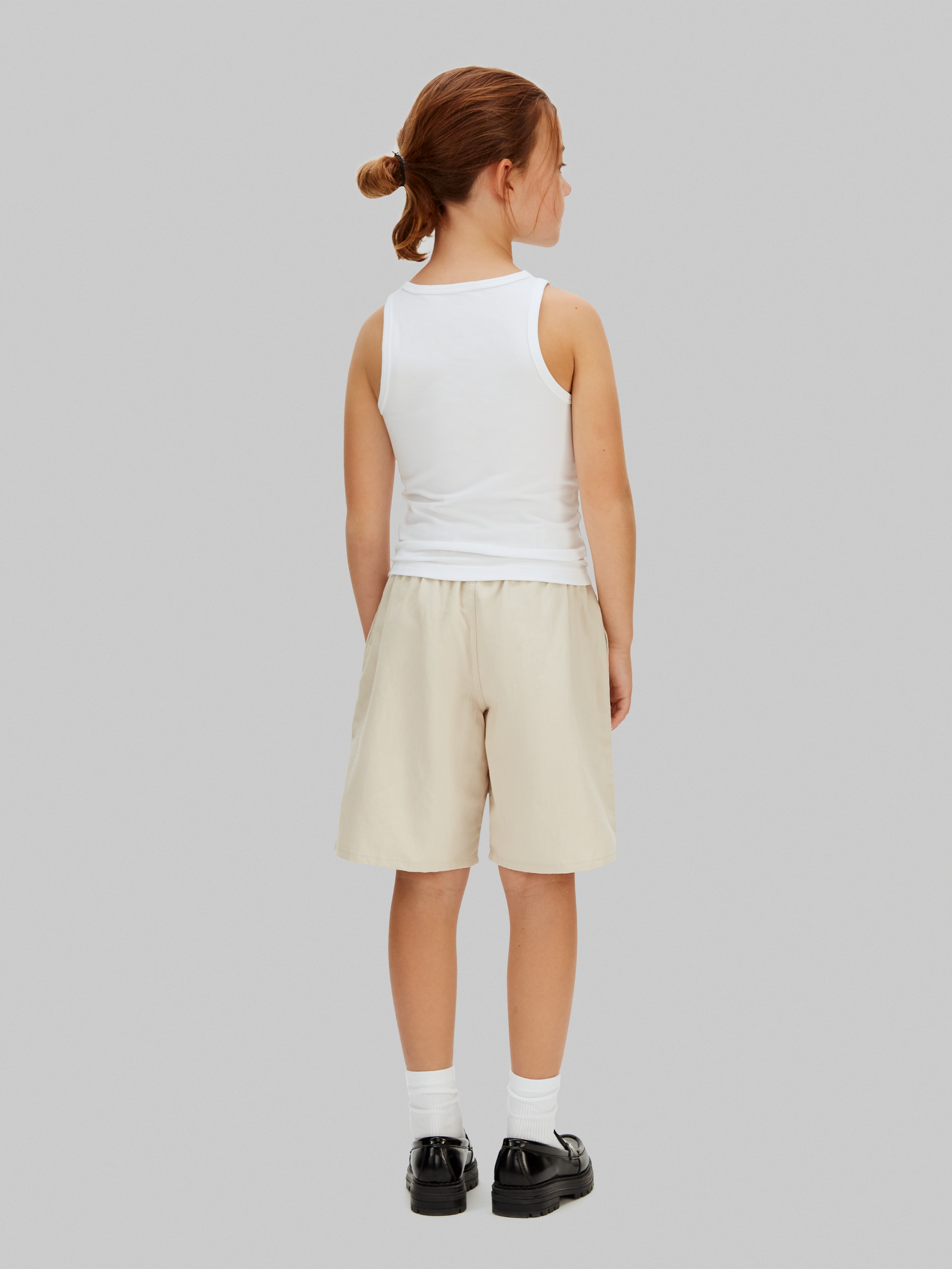 Bermudas Ligeiras Cinzento-3