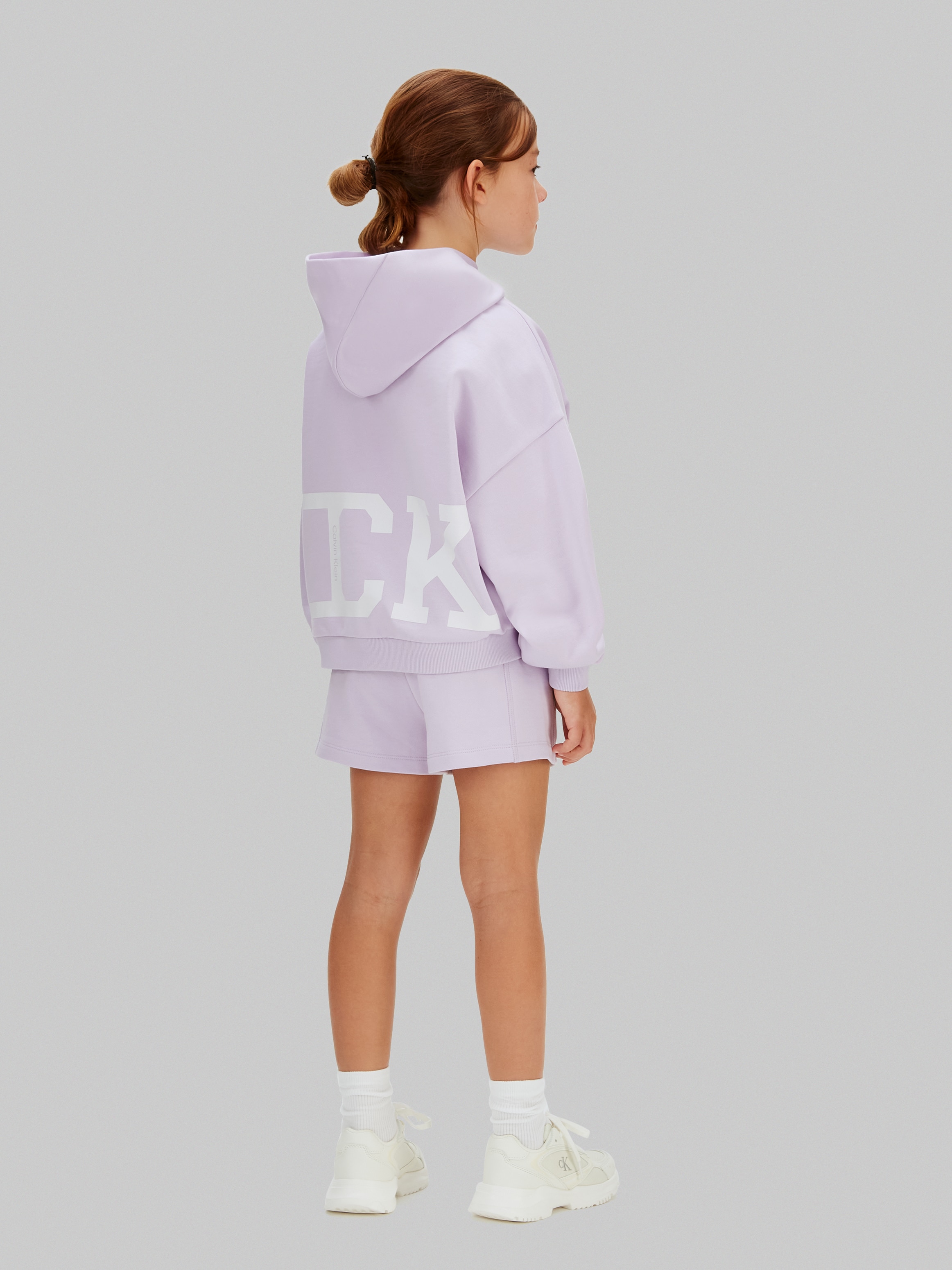 Calções de Felpa Calvin Klein Roxo-3