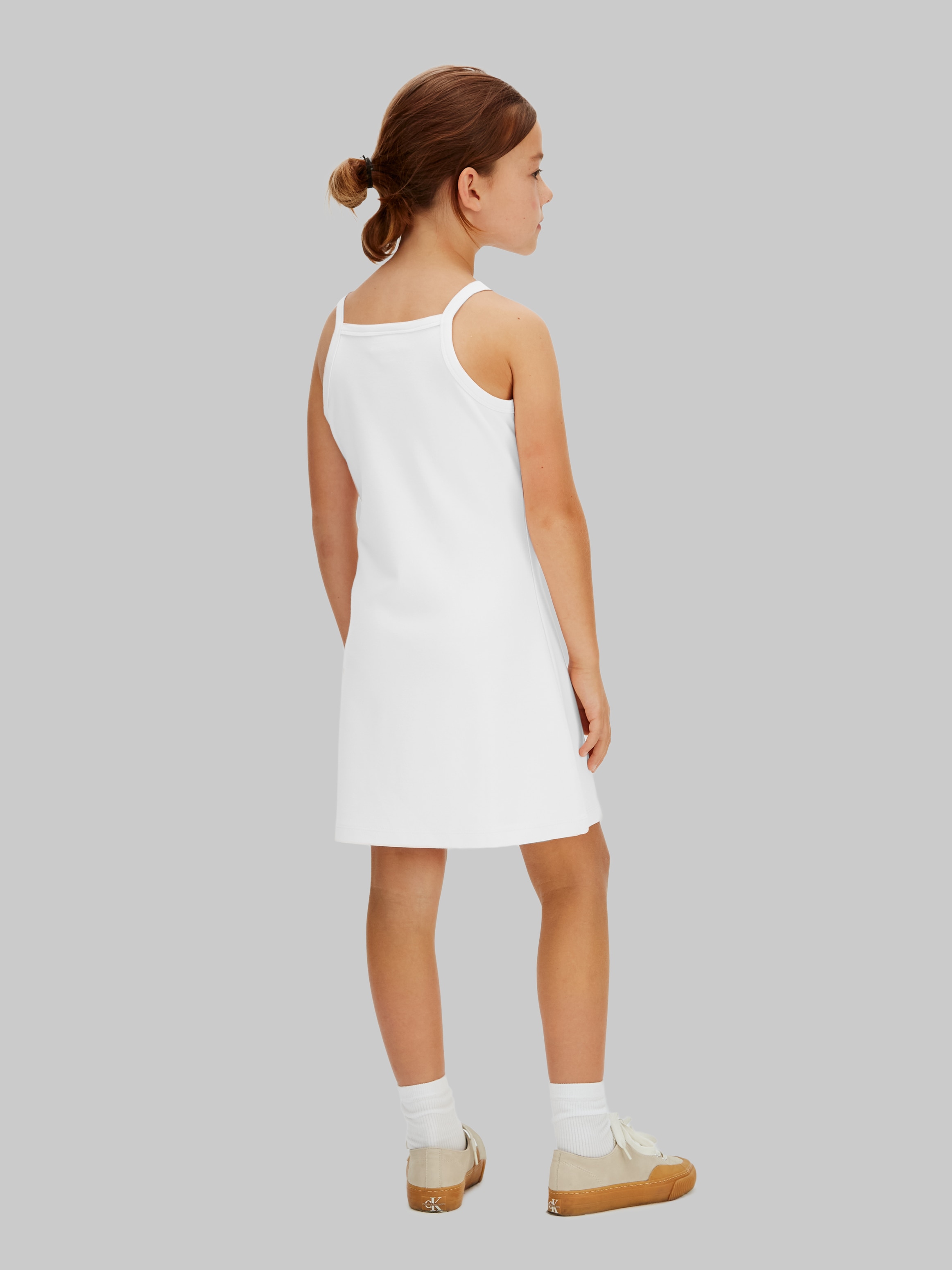 Vestido de Malha com Alças Calvin Klein Branco-2