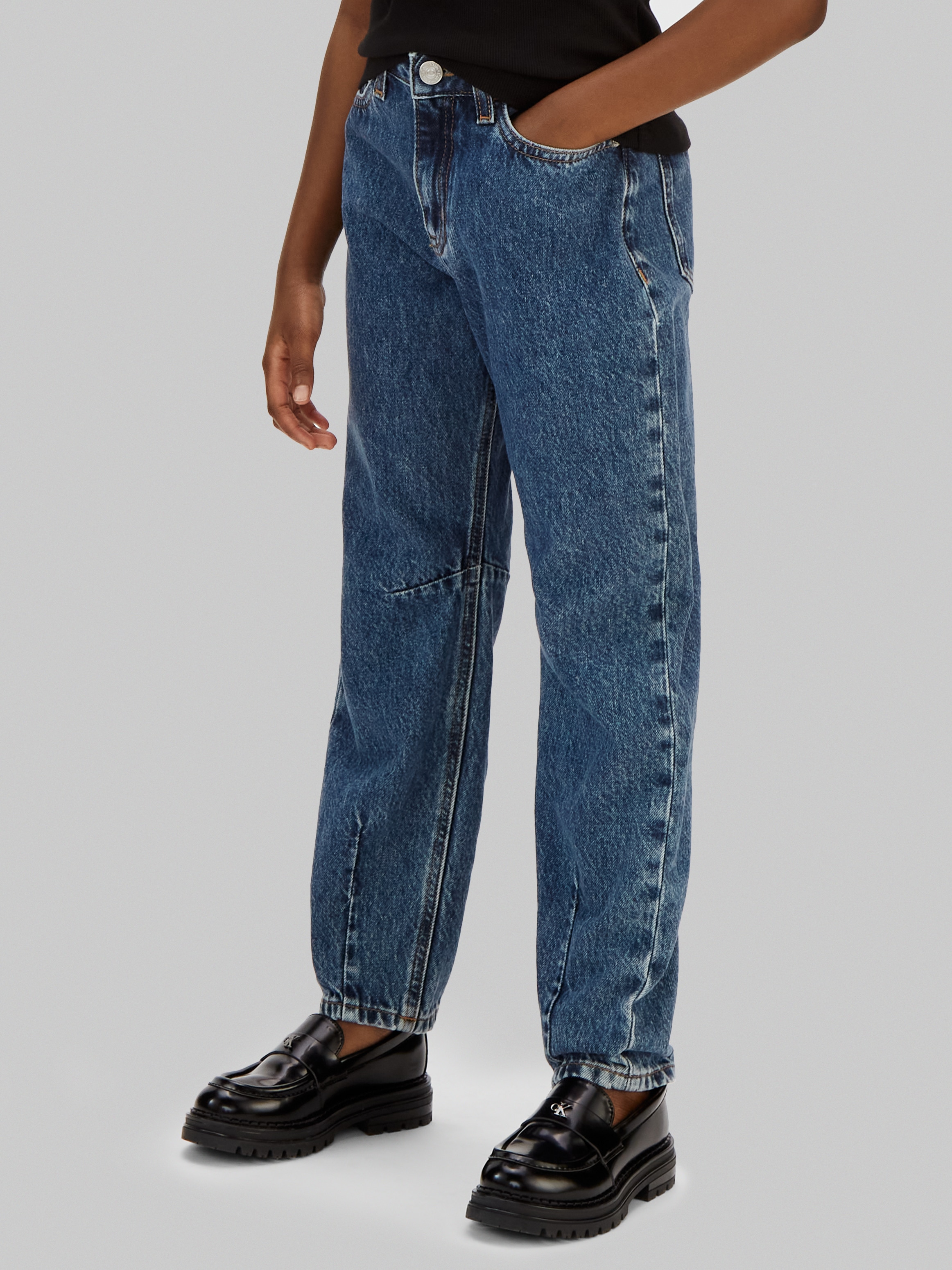 Jeans Barrel Calvin Klein Azul-3