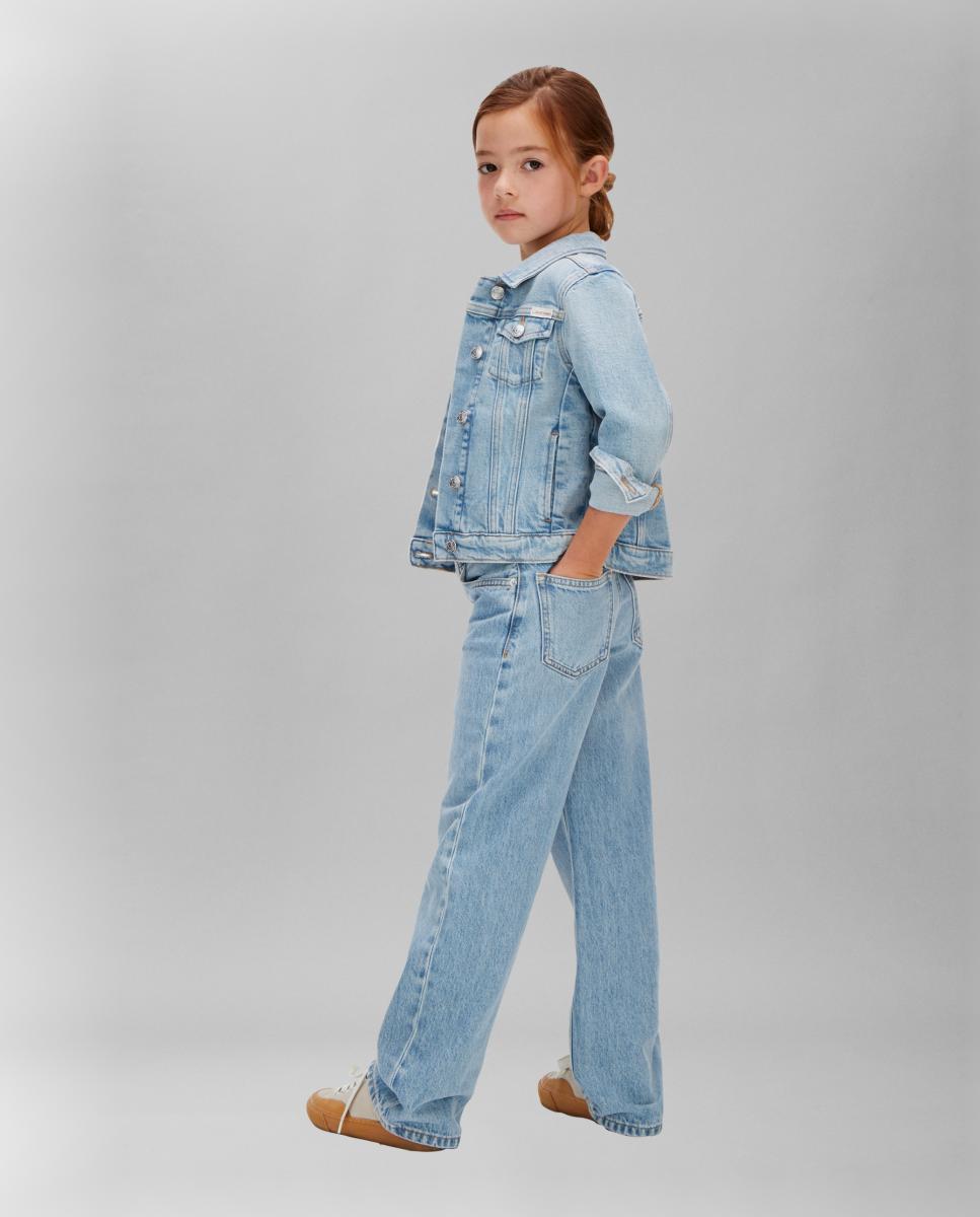 Jeans Wide Leg Fit Calvin Klein Azul-2