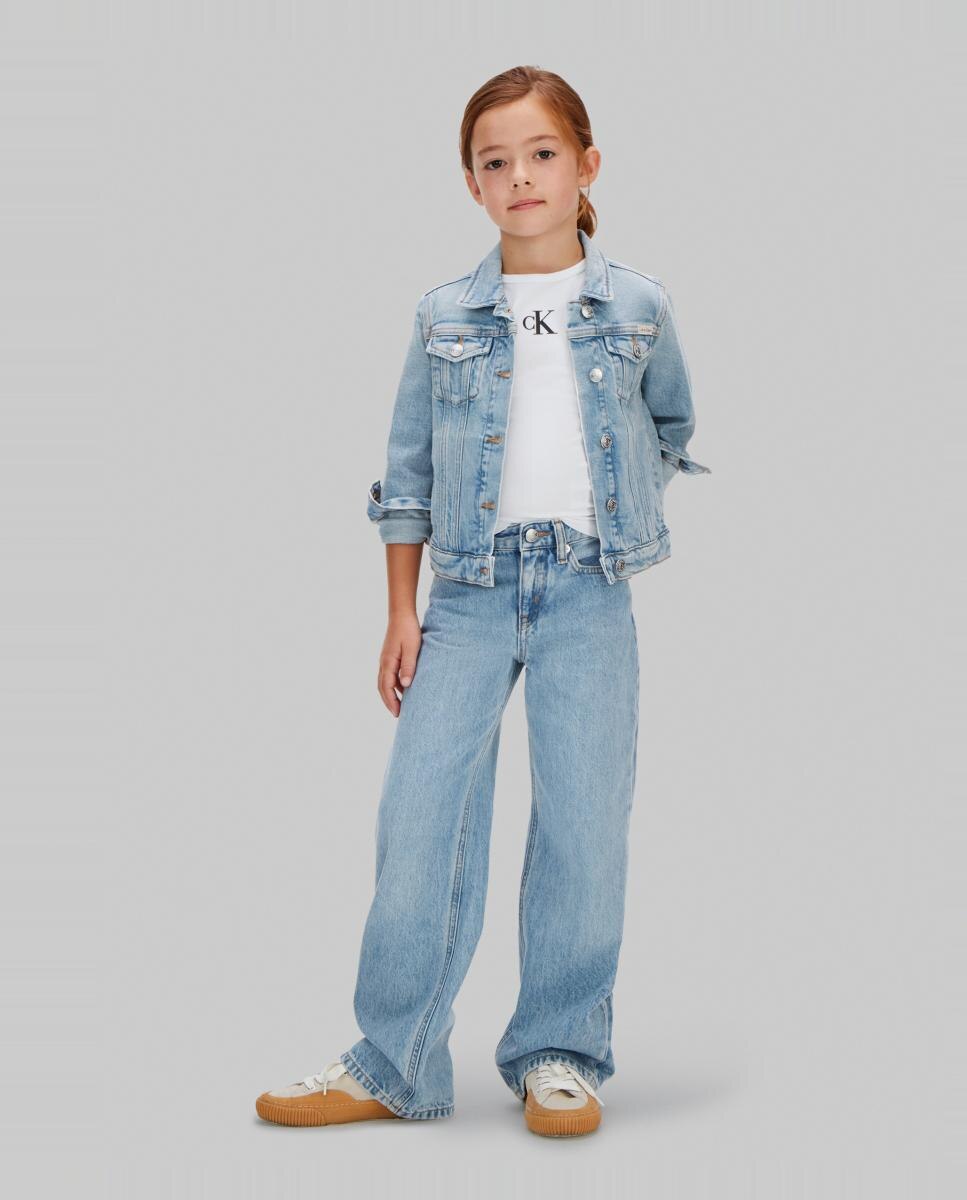 Jeans Wide Leg Fit Calvin Klein Azul-4