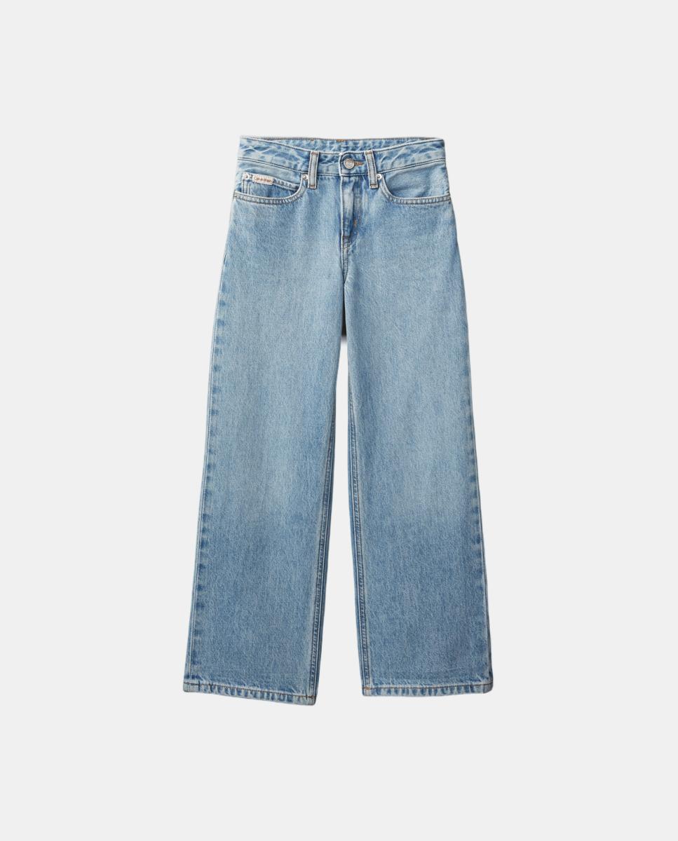 Jeans Wide Leg Fit Calvin Klein Azul-6