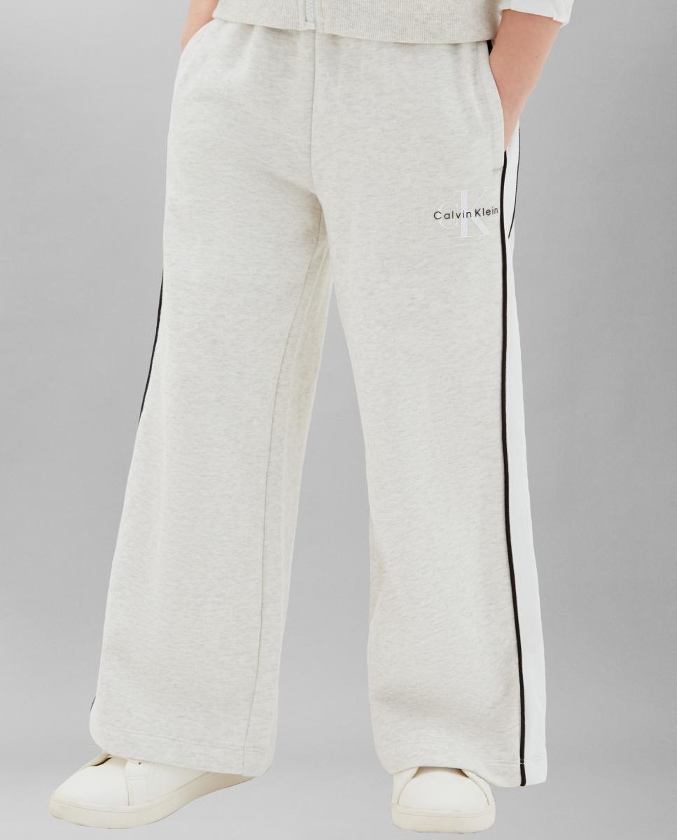 Conjunto de Fato de Treino com Logótipo Calvin Klein Cinzento-3
