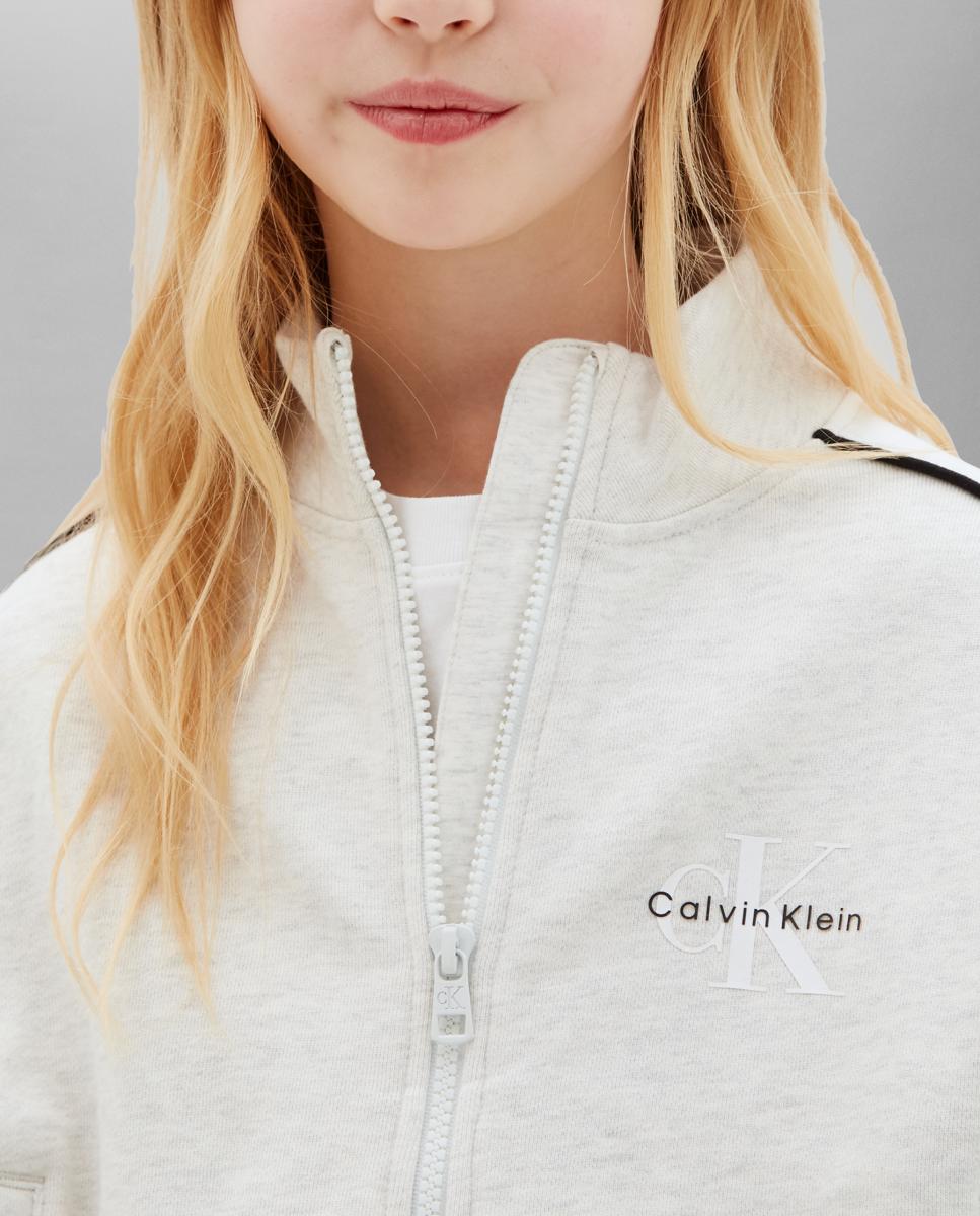 Conjunto de Fato de Treino com Logótipo Calvin Klein Cinzento-4