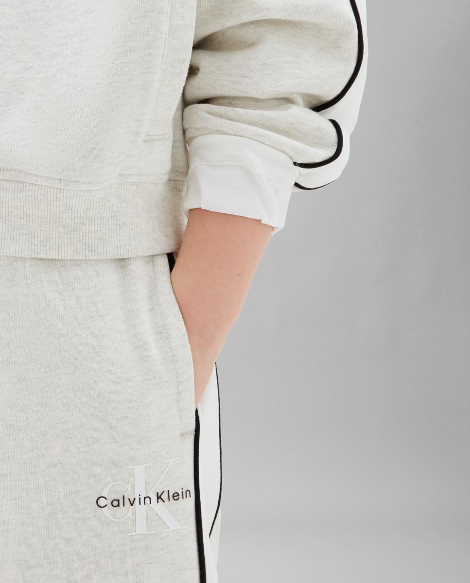 Conjunto de Fato de Treino com Logótipo Calvin Klein Cinzento-5