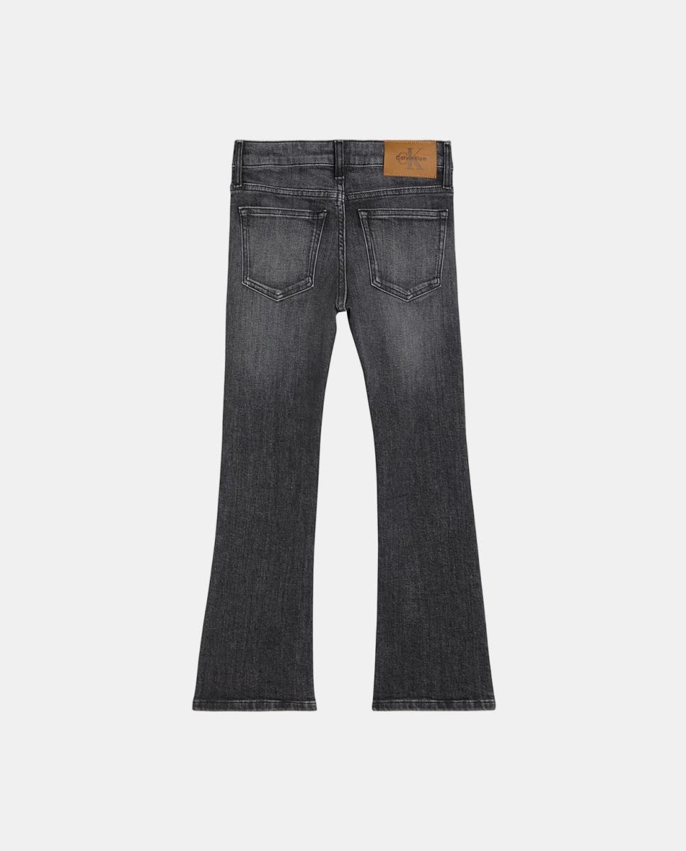 Jeans Flare Fit Preto-2