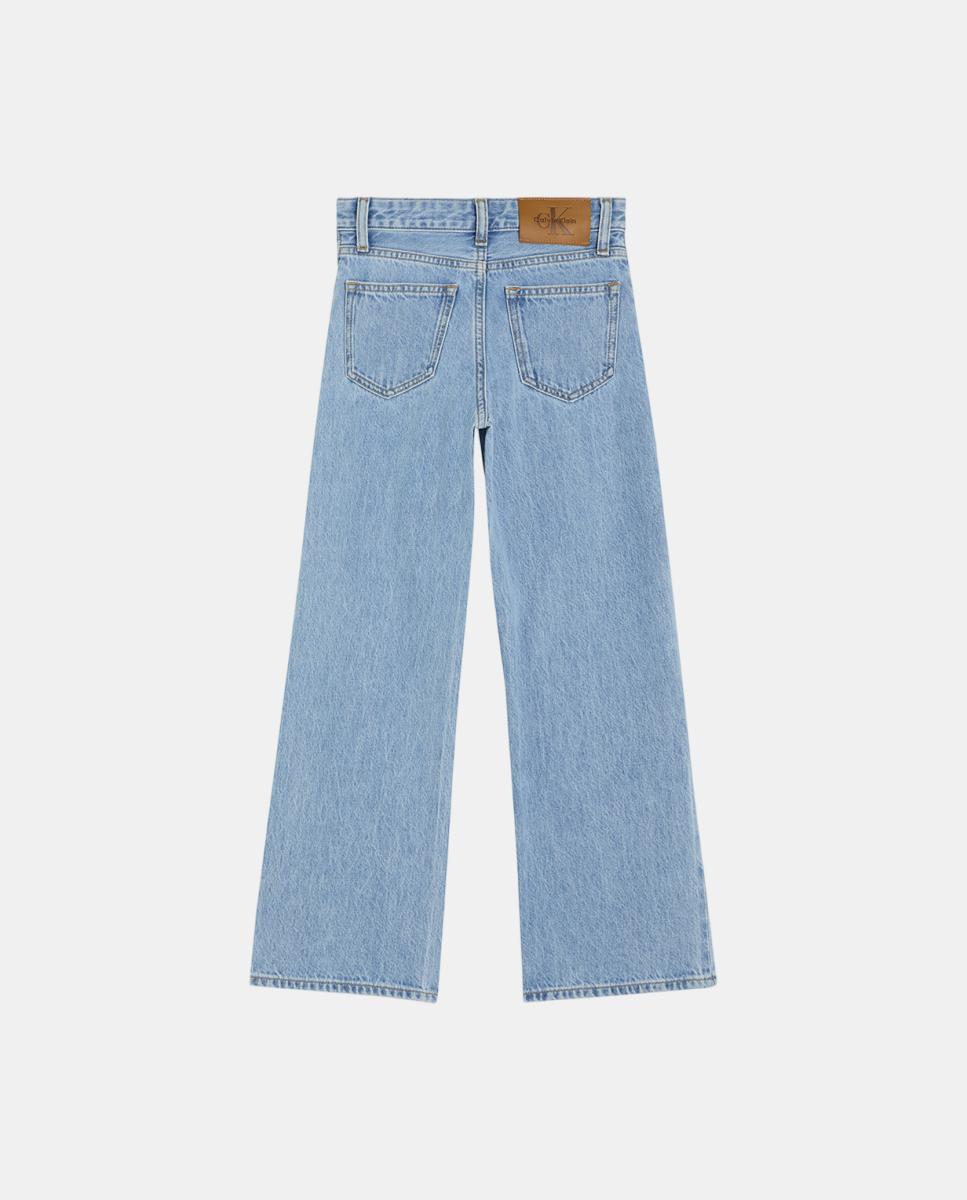 Jeans Wide Leg Fit Azul-2