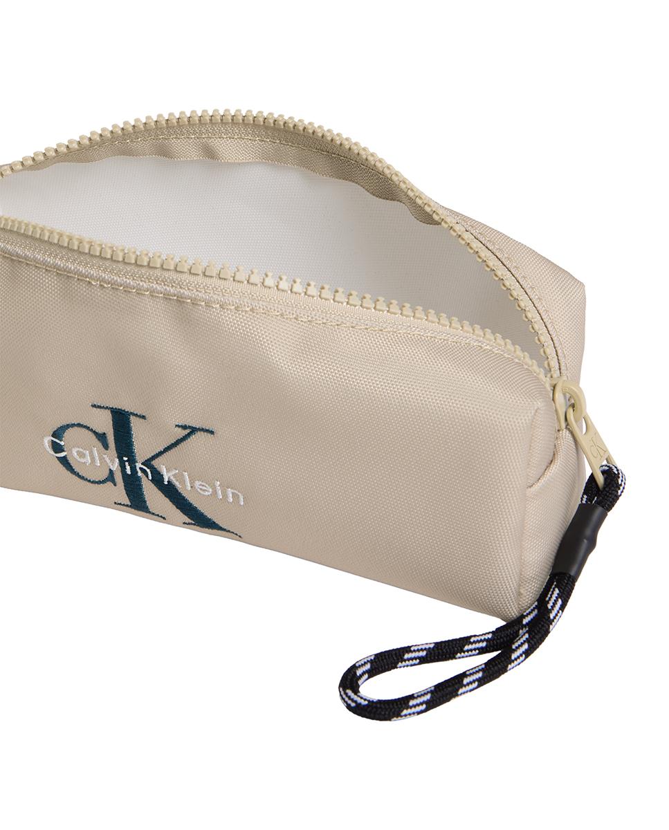 Estuche unisex con logo - Calvin Klein - Gris Gris-3