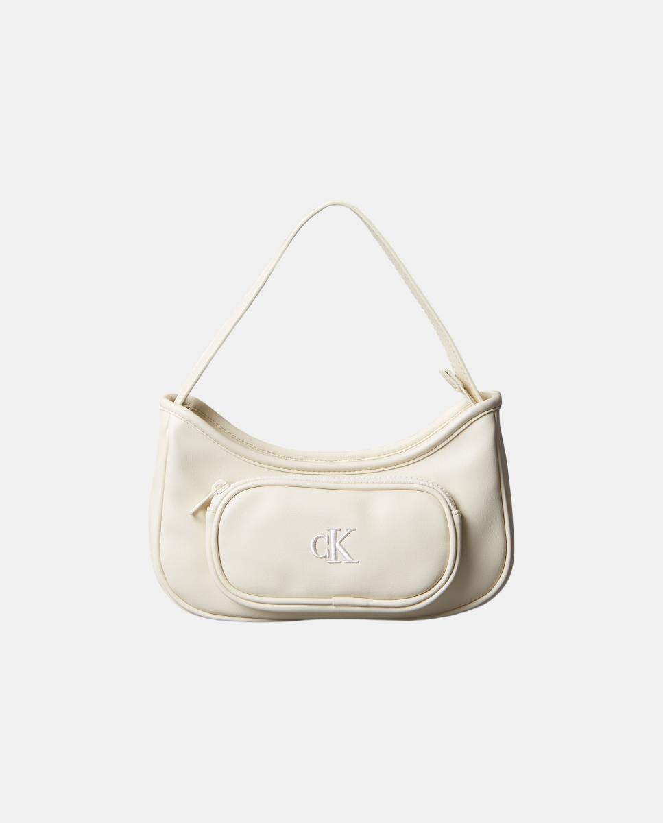 Imagen 0 de Bolso de hombro con logo Marrón