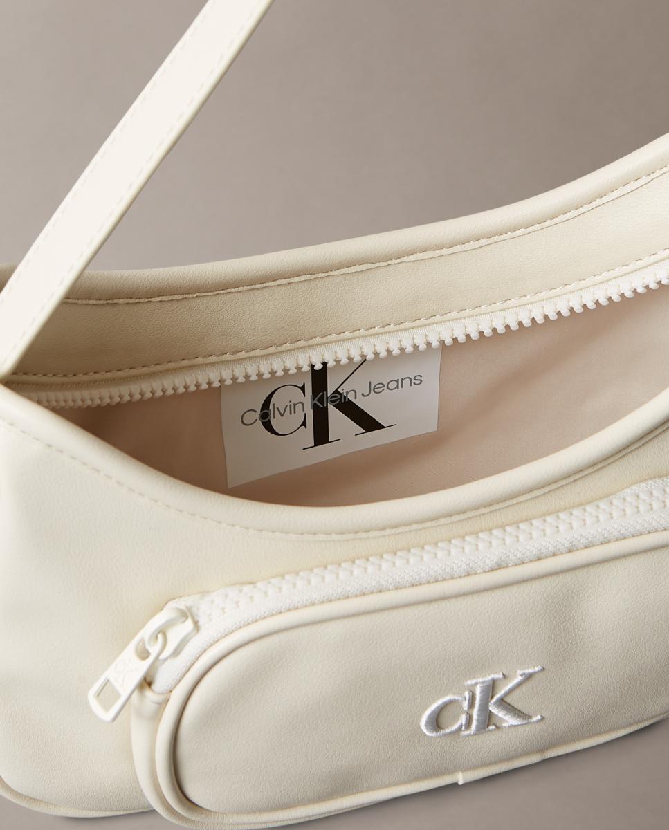 Bolso de hombro con logo - Calvin Klein - Marrón Marrón-2