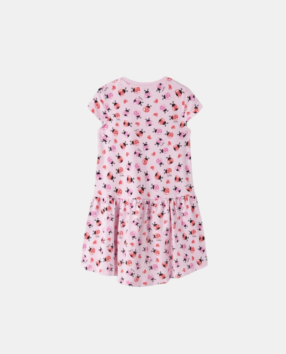 Vestido de manga curta name it Rosa-4