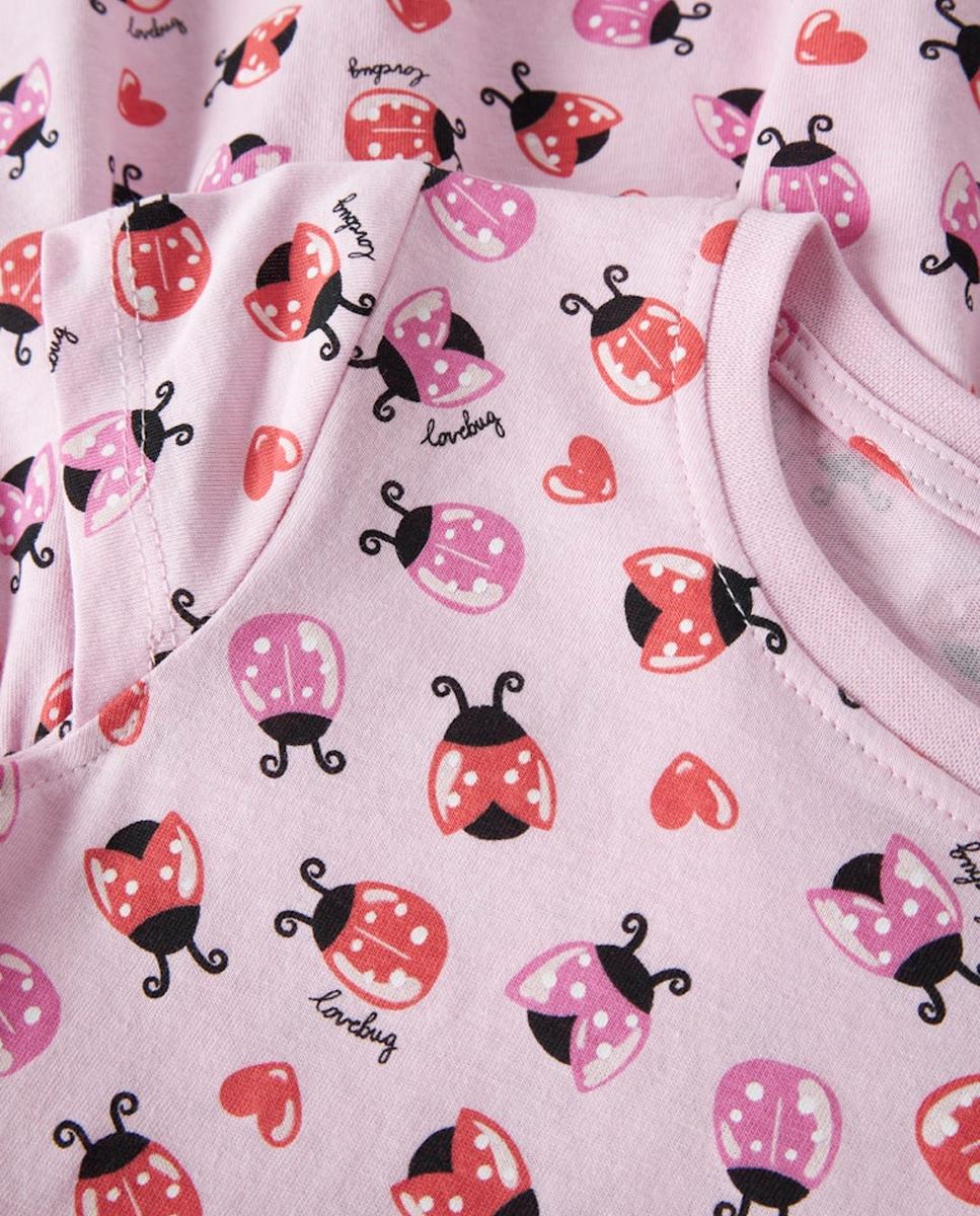 Vestido de manga curta name it Rosa-5