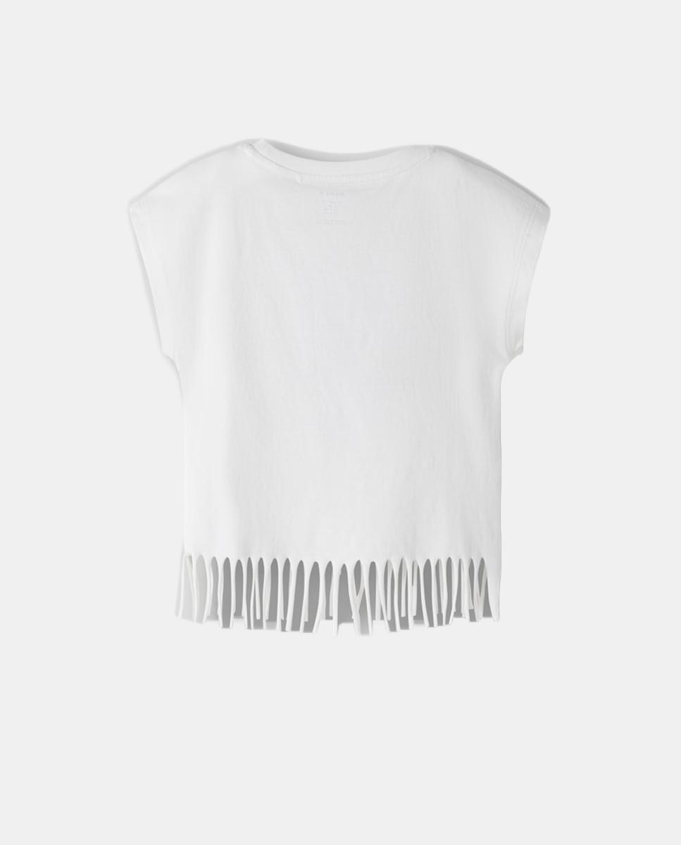 Camiseta de flecos - name it - Blanco Blanco-2