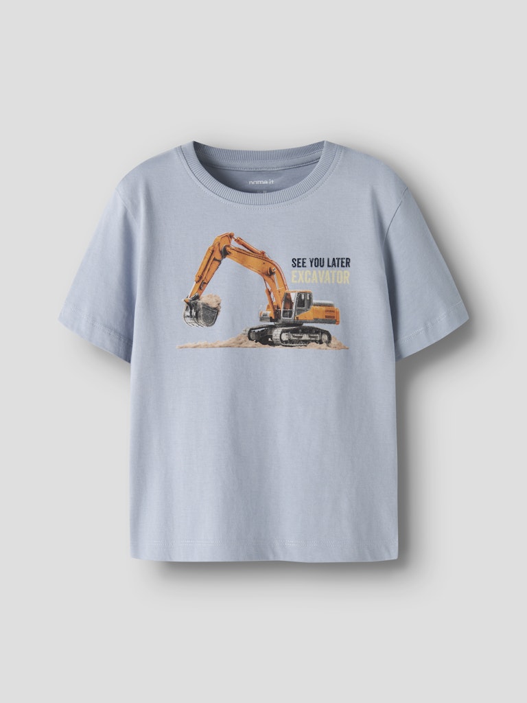 Camiseta de manga corta de niño - name it - Azul Azul-1
