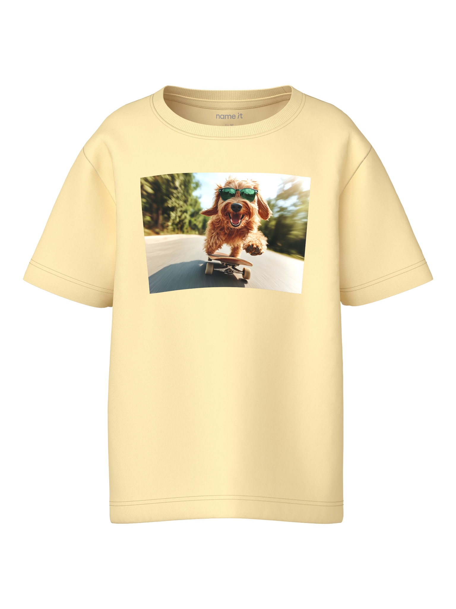 Camiseta de manga corta de niño - name it - Crema Crema-2