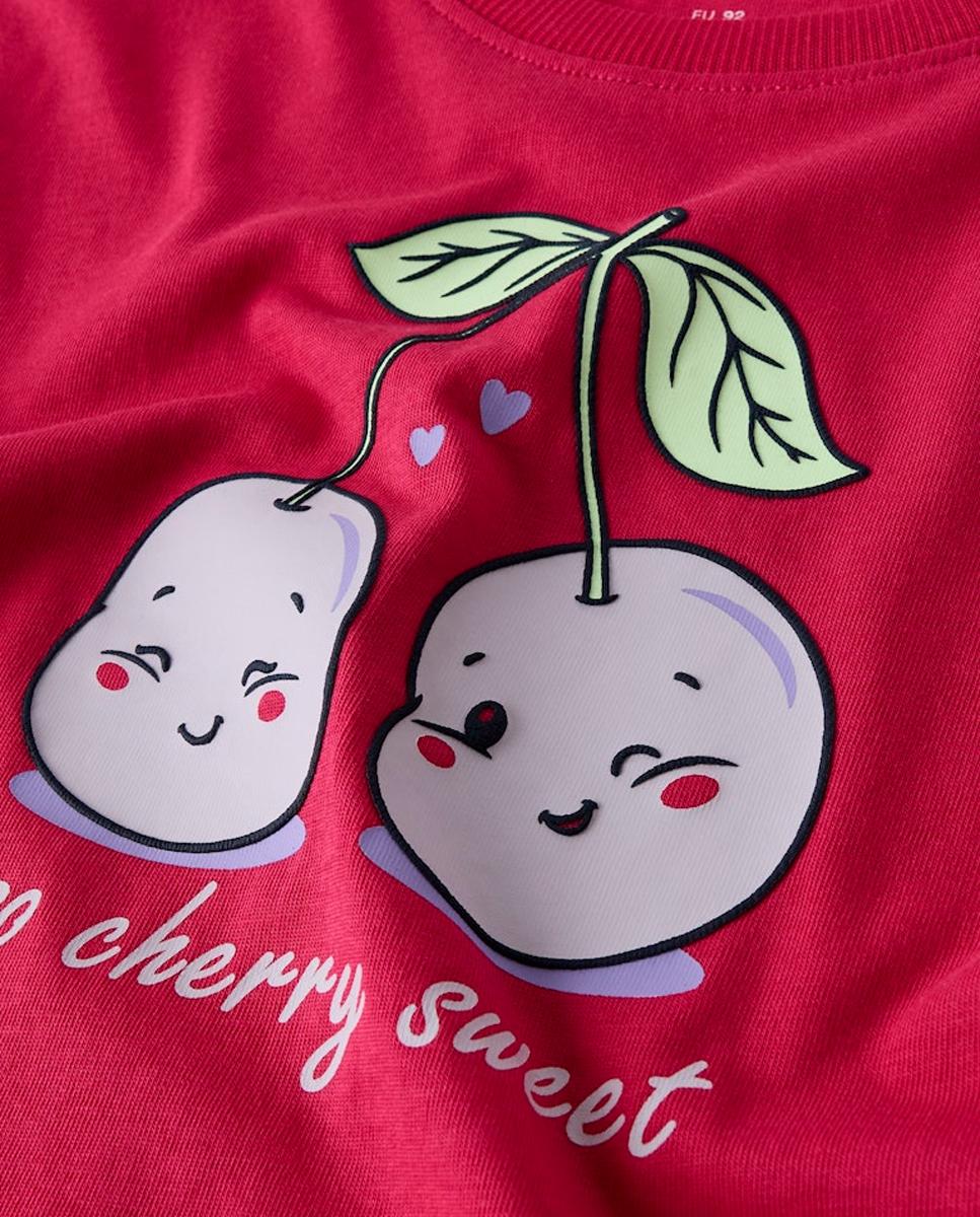 T-shirt de Manga Curta name it Rosa-4