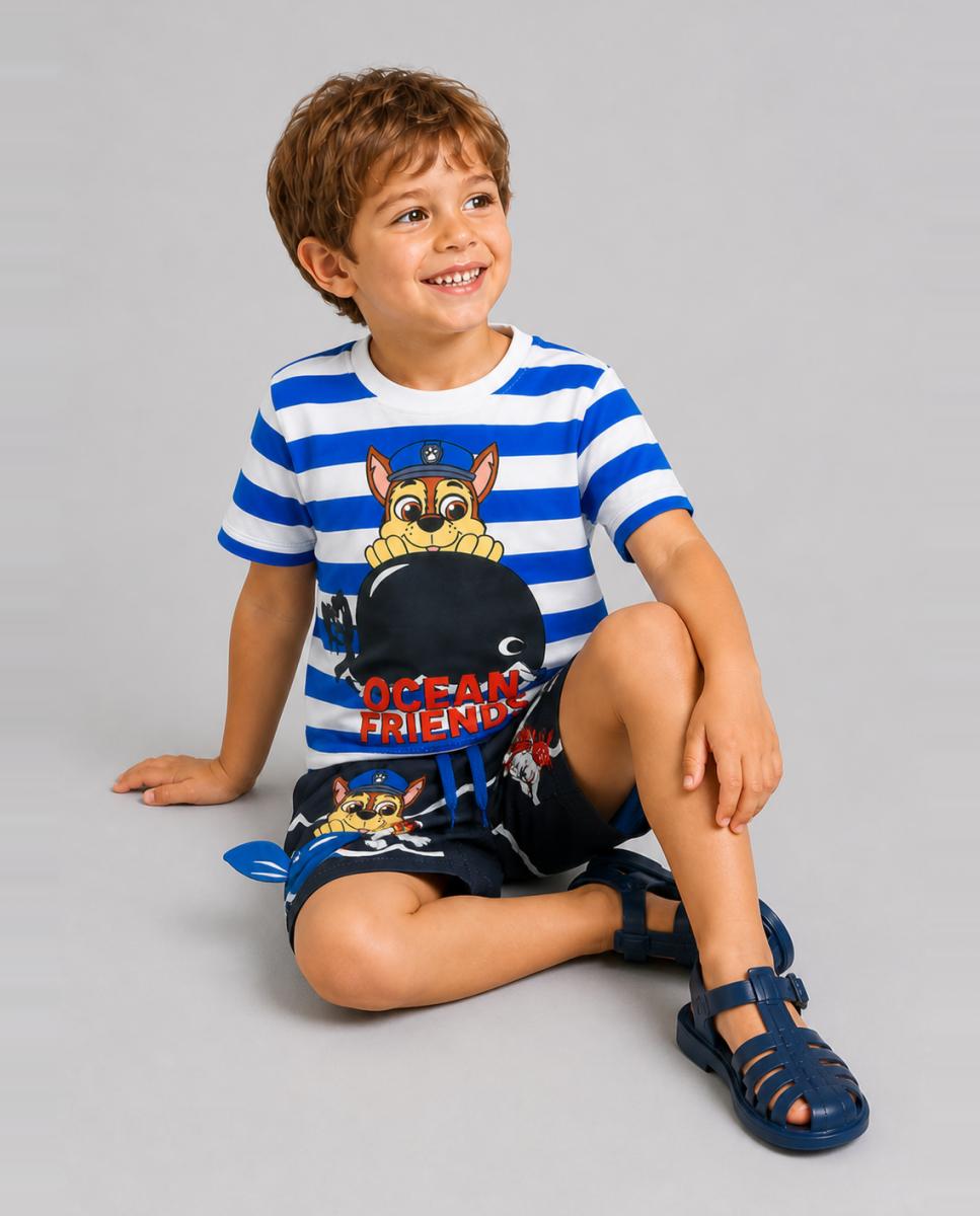 Camiseta Patrulla Canina - name it - Azul Azul-3