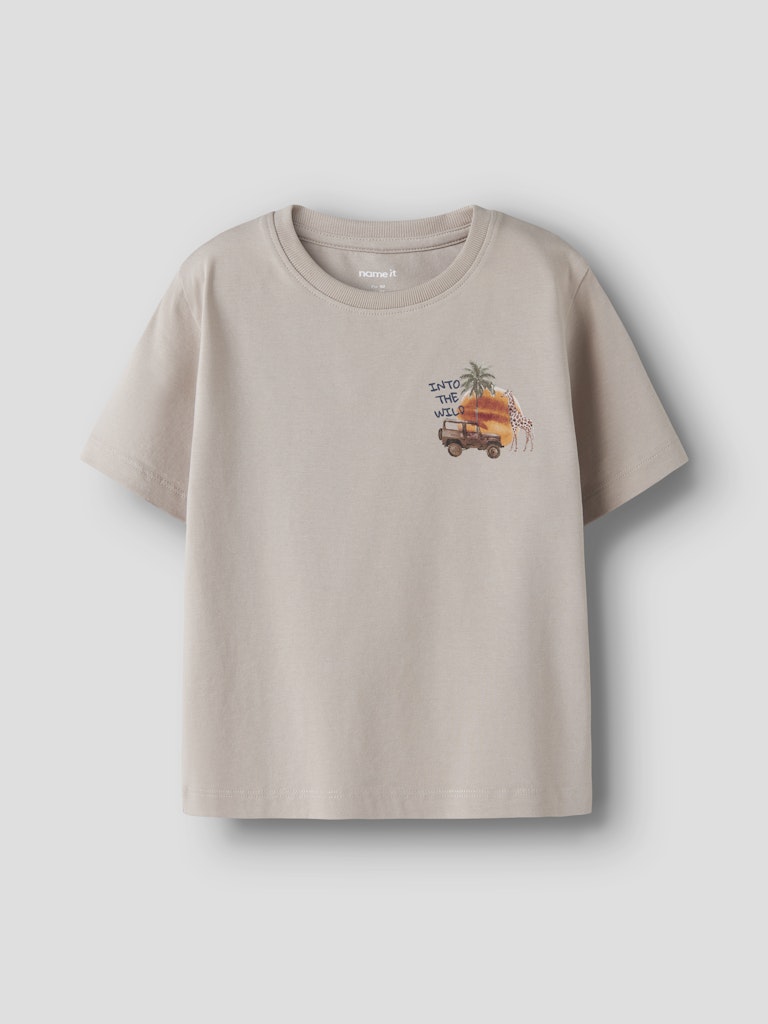 Camiseta de manga corta - name it - Gris Gris-1