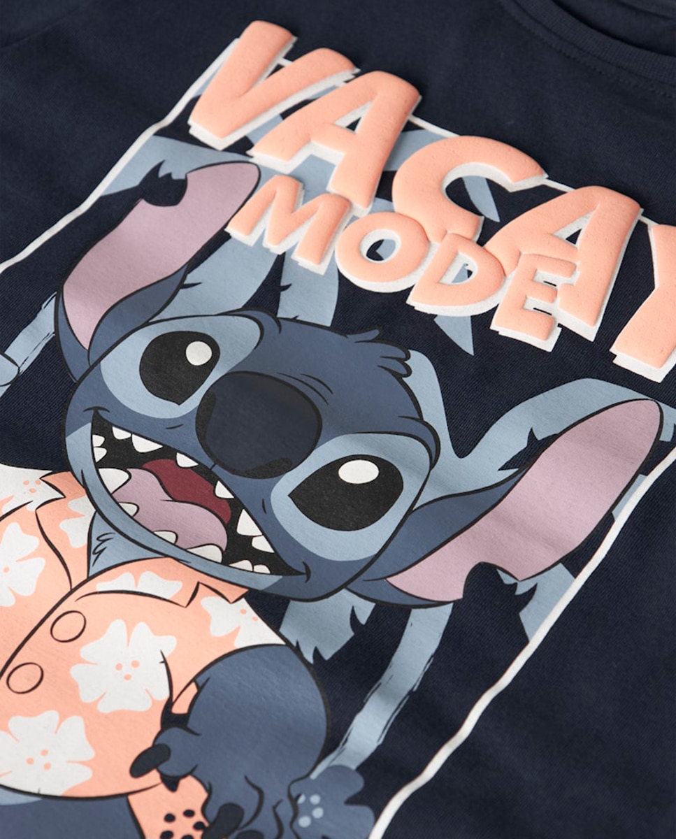 T-shirt Stitch de Criança name it Azul-marinho-3